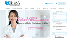 Desktop Screenshot of nima.edu