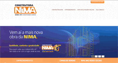 Desktop Screenshot of nima.com.br